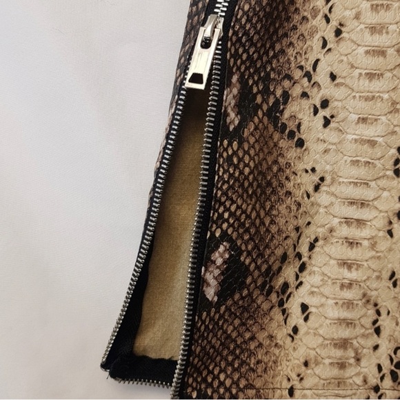 I.AM.GIA leather snakeskin skirt NWT - Picture 3 of 7
